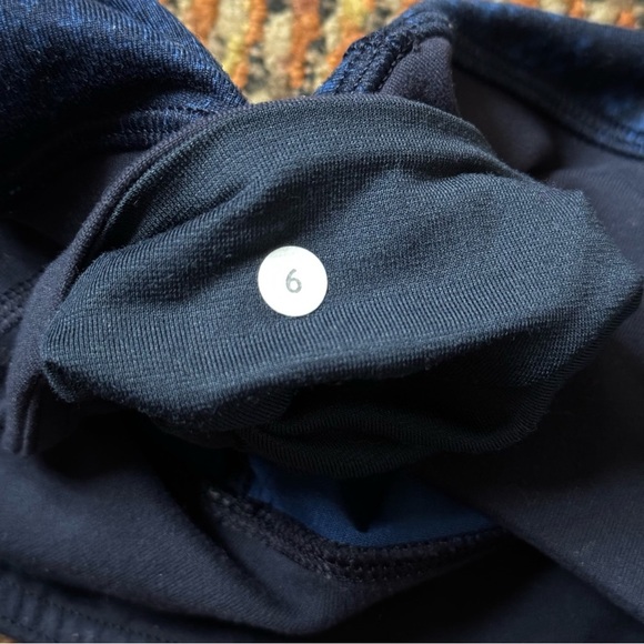 Lululemon Wunder Under‎ Pants SPECIAL EDITION (Rare) - Japanese Sashiko, Size 6 - Picture 5 of 10